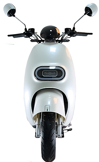 Scooter électrique LVNENG S4 type 50cc blanc