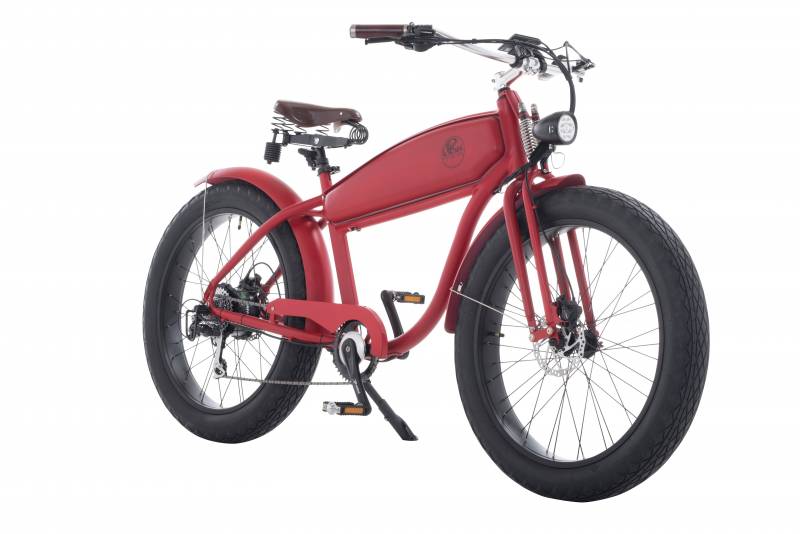 VELO ELECTRIQUE VINTAGE FAT SPIDER ROUGE 