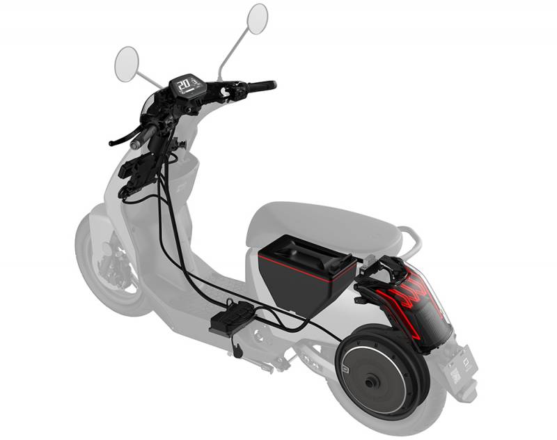 Scooter electrique 50 cc SUPER SOCO CUX