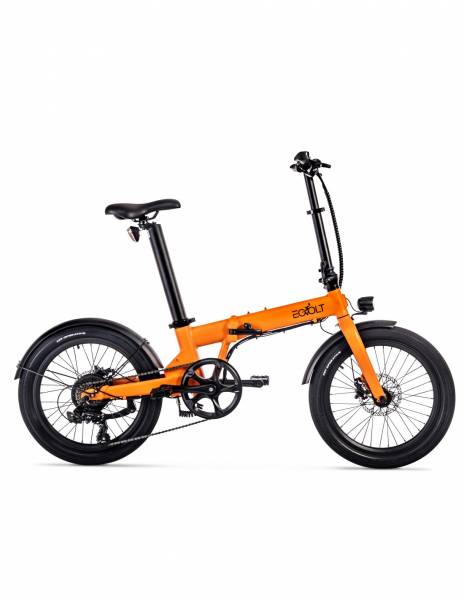 elo electrique pliant EOVOLT Bordeaux orange