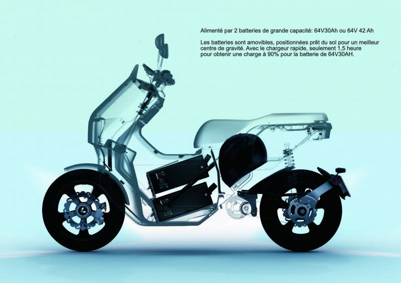 Scooter electrique 125 ORCAL E2R et E5 R